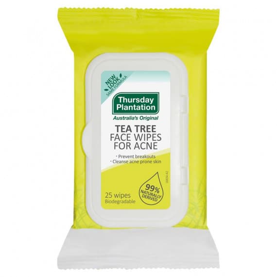 Buy Thursday Plantation Tea Tree Face Wipes For Acne Wipes Online