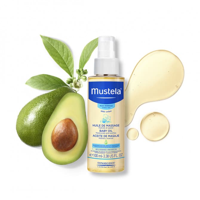 Mustela oil hot sale massage