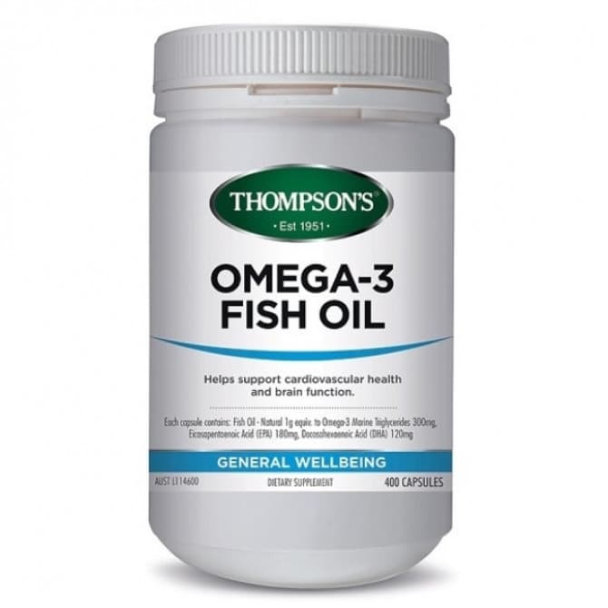 Buy Thompsons Omega 3 Fish Oil 400 Capsules Online Chempro