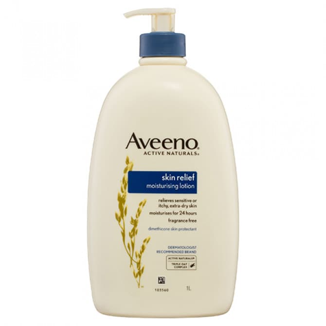 Buy Aveeno Skin Relief Moisturising Lotion 1 Litre Online | Chempro