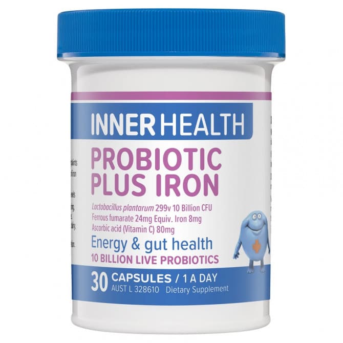 Buy Inner Health Probiotic Plus Iron 30 Capsules Online Chempro