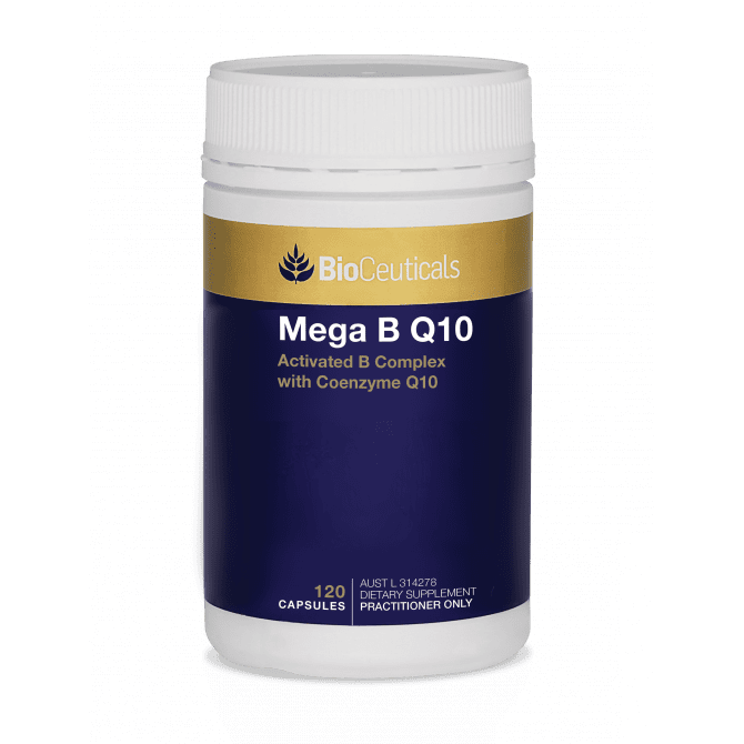 Buy BioCeuticals Mega B Q10 120 Capsules Online