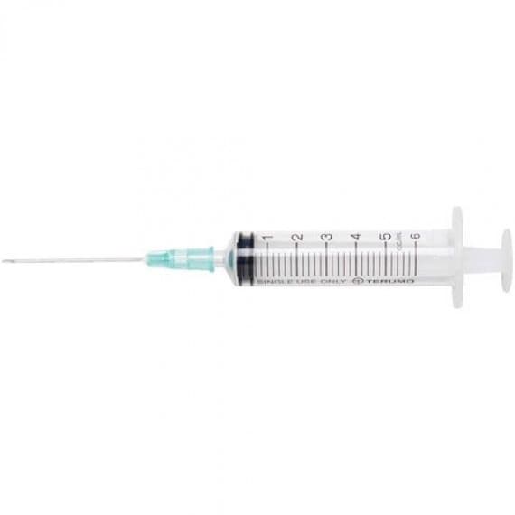 Terumo Syringe Plus Needle 5ml 23g x 1.25 32mm SS05S2332 Single or Box 100