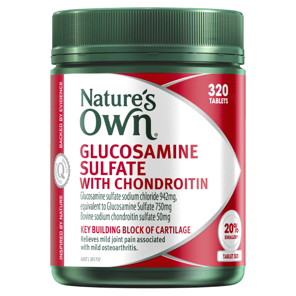 Buy Natures Own Glucosamine Sulfate With Chondroitin 320 Tablets