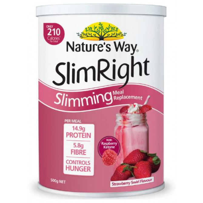 Buy Natures Way SlimRight Slimming Meal Replacement Strawberry