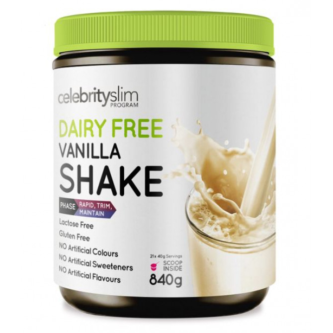 Buy Celebrity Slim Program Dairy Free Vanilla Shake 840g Online