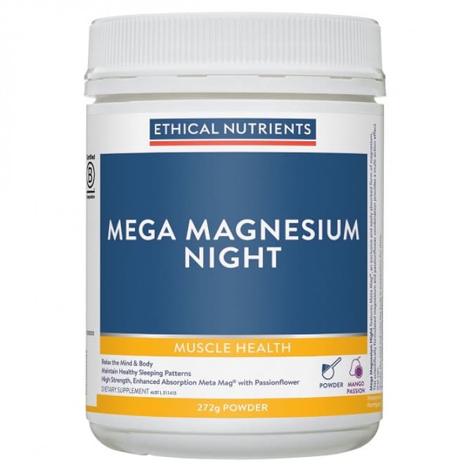 Buy Ethical Nutrients Mega Magnesium Night Powder 272g Online