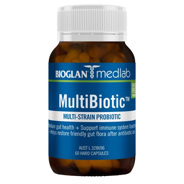 Buy Bioglan MedLab MultiBiotic 60 Capsules Online