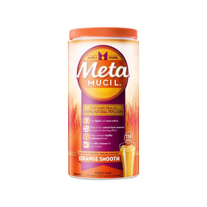 Buy Metamucil Orange Smooth Fibre Powder 114 Doses 673g Online