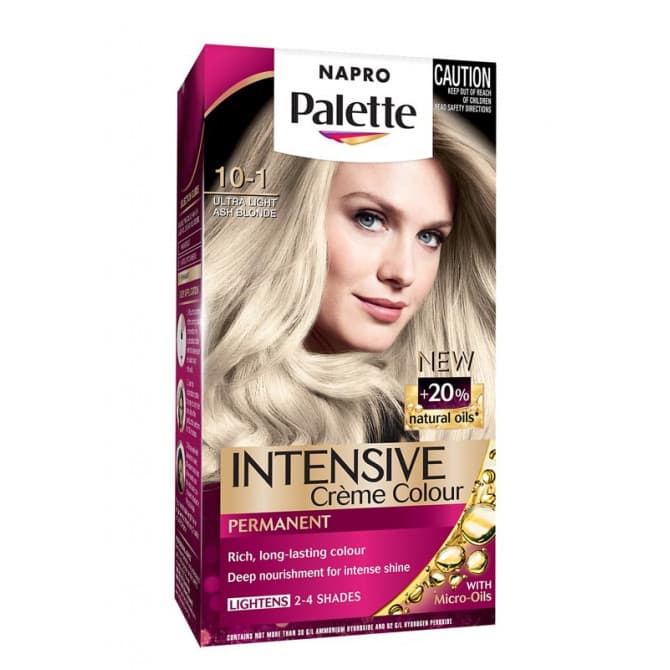 Buy Napro Palette Hair Colour 10-1 Light Ash Blonde Online | Chempro ...