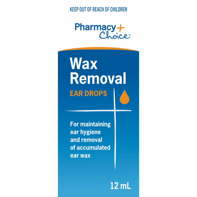 Buy Pharmacy Choice Wax Removal Ear Drops 12ml Online Chempro Chemists