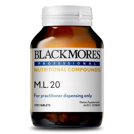 Blackmores Professional M.L.20 170 Tablets