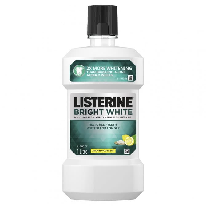 Buy Listerine Bright White Mouthwash 1 Litre Online Chempro Chemists