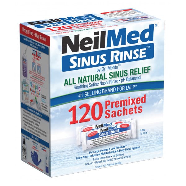 Buy Neilmed Sinus Rinse Refills 120 Online | Chempro Chemists