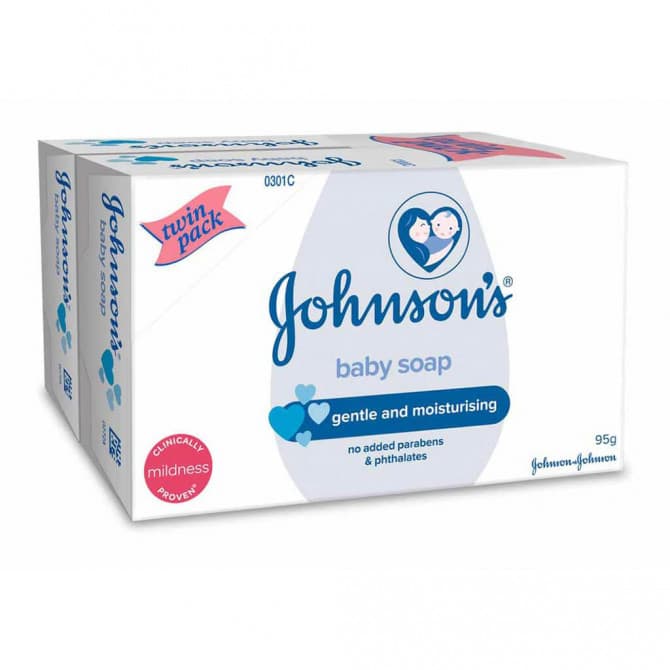 Buy Johnsons Baby Soap Twin Pack 95g Online | Chempro Chemists