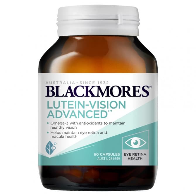 Buy Blackmores Lutein Vision Advanced 60 Capsules Online