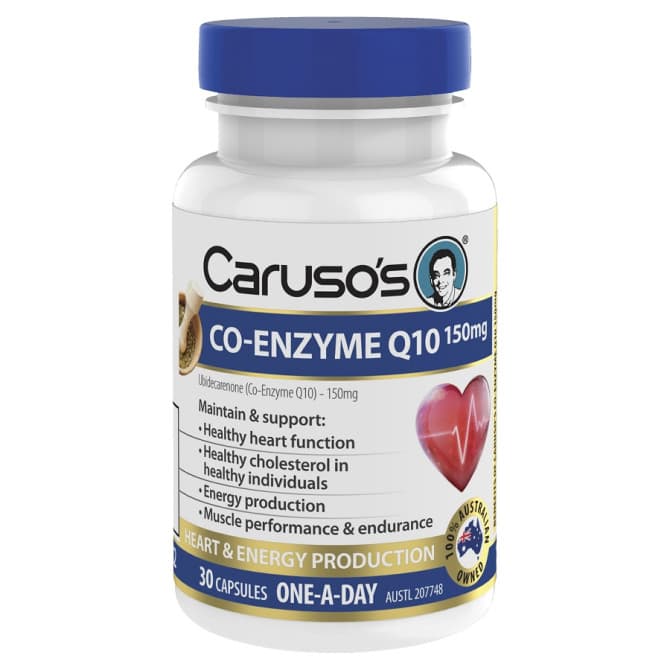 Buy Caruso s Co Enzyme Q10 150mg 30 Capsules Online