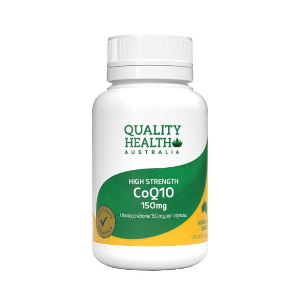 Quality Health High Strength CoQ10 150mg 100 Capsules