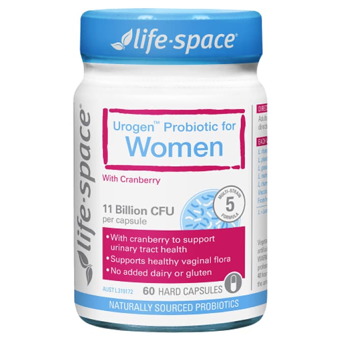 Buy Life Space Urogenital Shield Probiotic For Women 60 Capsules