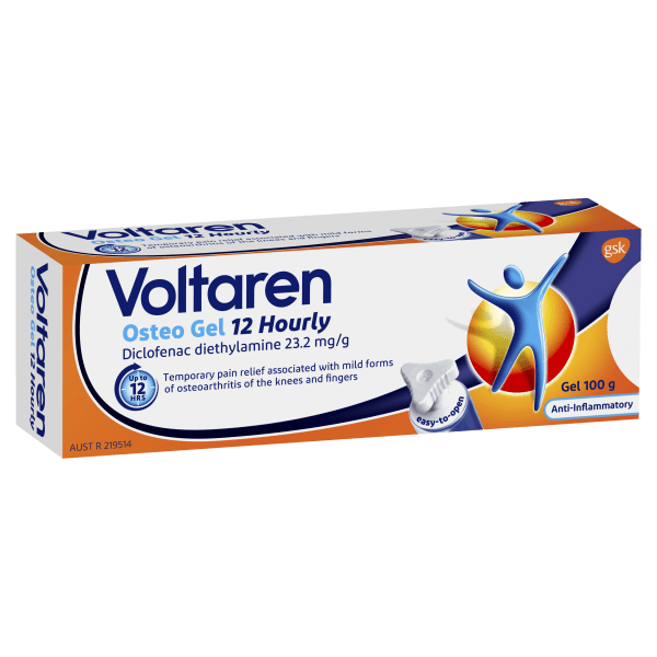 Buy Voltaren Osteo Gel 12 Hourly 100g Online | Chempro Chemists